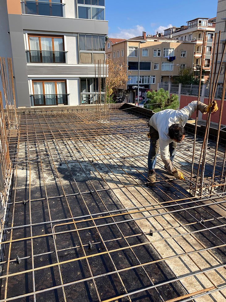 Yasemin Apartmanı | Demir Bağlama Uygulaması | Bera Mimarlık